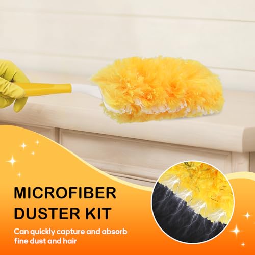 SetSail Microfiber Duster Kit with 30 Replacement Refills