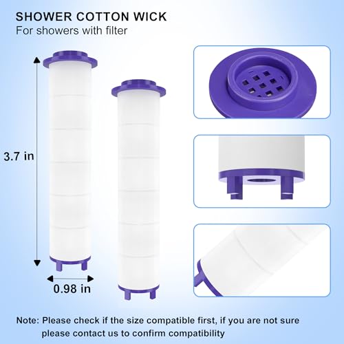 High Pressure Shower Head Filters - 12 Pack Vortex Turbo Filter