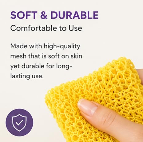 Soft Quick-Drying Bath Towels - Yellow & Purple Set for Daily Use