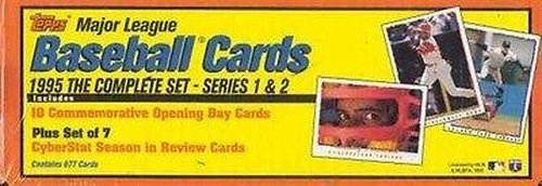 1995 Topps Baseball Retail Factory Set (box) (Yellow/Orange) - Sports Memorabilia