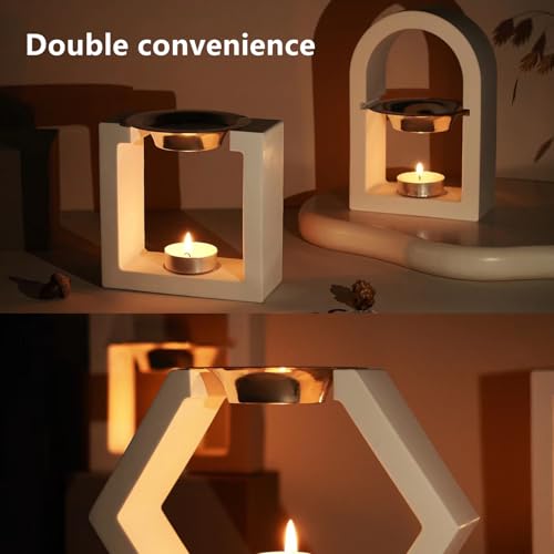 Spero 2-Pack Metal Wax Warmer Replacement Dishes for Electric Oil & Tart Warmers