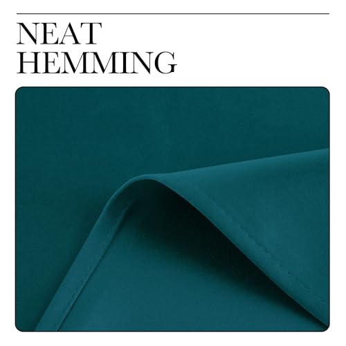 NICETOWN Teal Blackout Curtains 42" x 63" - 2 Panels with Grommets