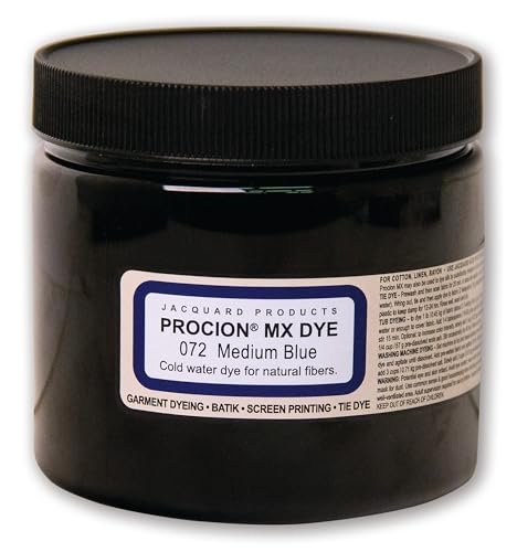 Procion MX Dye Medium Blue 8oz - Vibrant Fabric Powder Dye