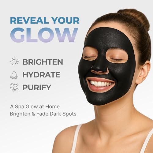 RAWQUEST Milk Thistle Brightening Black Spa Sheet Mask 5 Pack
