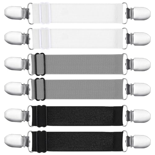 6 PCS Adjustable Waist Tightener Clips for Women - Elastic Cincher
