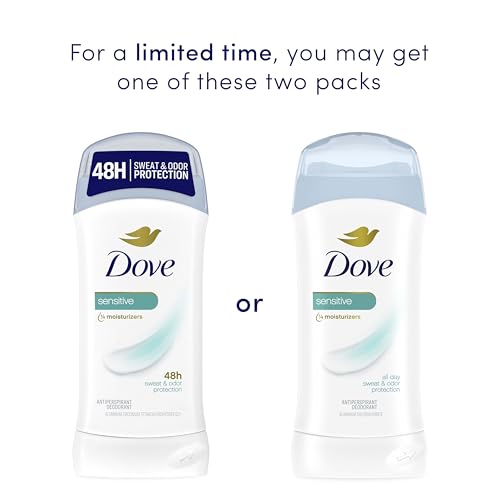 Dove Invisible Solid Antiperspirant Deodorant Stick Sensitive 2.6 oz