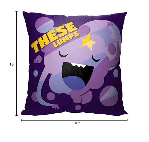 NORTHWEST Adventure Time Pillow, 18" x 18", These Lumps