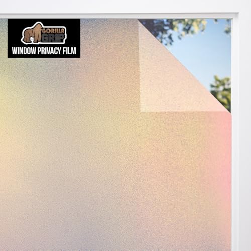 Gorilla Guard Rainbow Window Privacy Film 35.4x78.7 - Two Way Sun Blocking
