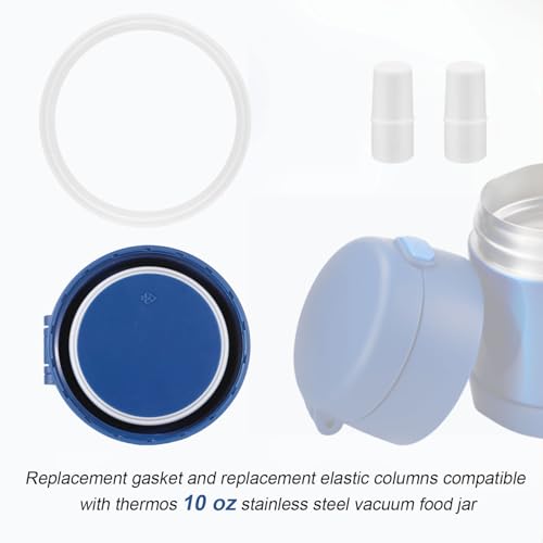 Silicone Food Jar Replacement Gaskets for Thermos Funtainer - 2 Pack