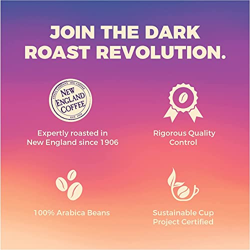 New England Coffee Darkest Before Dawn Dark Roast, 10oz (Pack of 3)