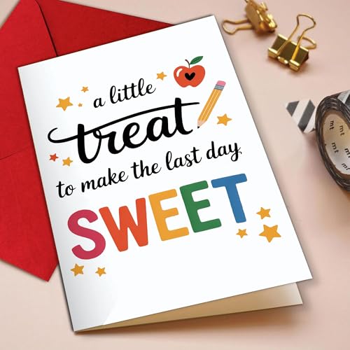 Last Day of School Thank You Card for Students & Teachers