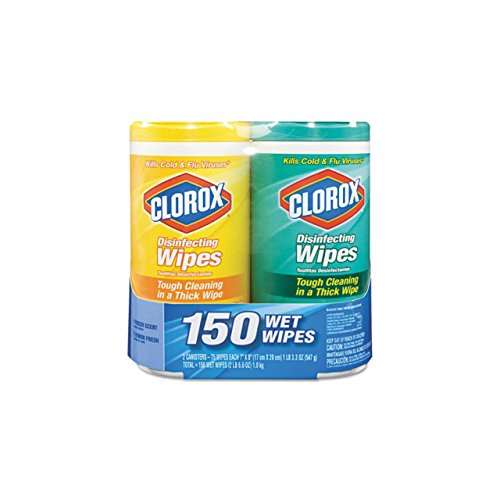 Clorox Disinfectant Wipes 2-Pack - Fresh & Citrus Blend (75 Count Each)