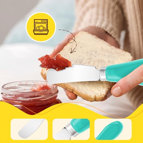 Stainless Steel Butter Spreader and Cheese Knife Set - 2 Pack