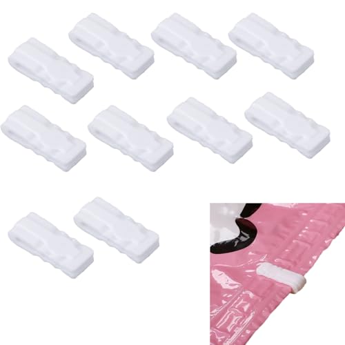 10-Pack Vacuum Storage Bag Clips for Clothes & Bedding