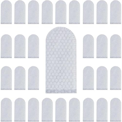 100 PCS Cotton Finger Cots, Finger Covers Protection for Finger Tips, Breathable, Sweat Resistant, and Wear-Resistant, Perfect for Work, Nails Cleaning, and Injured Fingers (White)