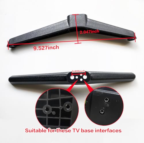 Universal TV Stand Legs for 28-60 Inch TVs - No Drill, Easy Install