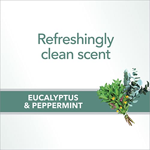 Glad Tall Kitchen Trash Bags 13 Gallon MaxStrength Drawstring Eucalyptus & Peppermint, 90 Count