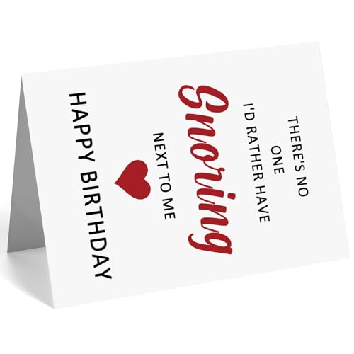 Funny Romantic Birthday Card for Him - Couples Gift Card