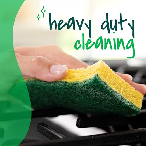 Scotch-Brite Heavy Duty Scrub Sponge - 6 Pack for Tough Cleaning