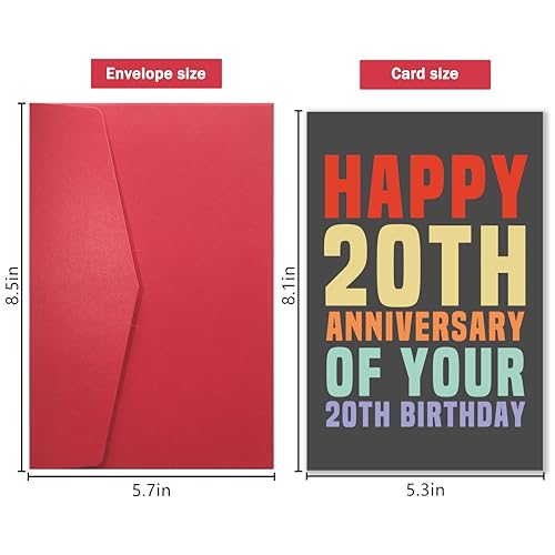 Witty 40th Birthday Card for Men & Women - Unique Gift Idea