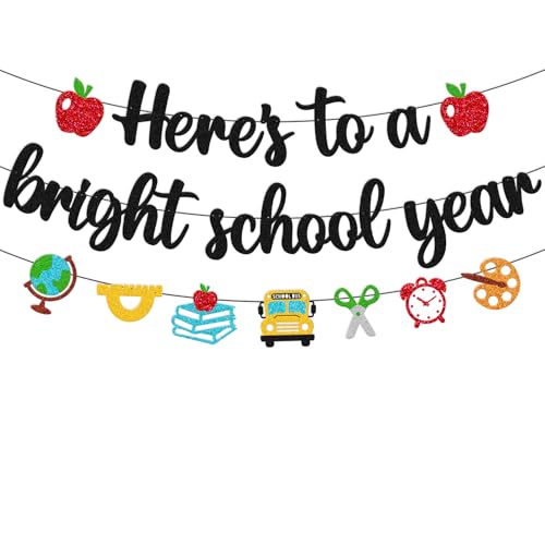 Bright School Year Banner - Welcome Back Party Decorations
