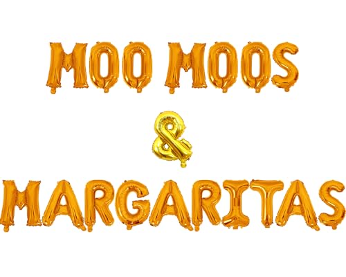 Moo Moos & Margaritas Balloon Banner for Bridal Showers & Parties