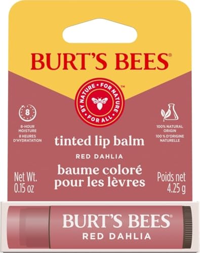 Burt's Bees Tinted Lip Balm - Red Dahlia, 0.15 oz