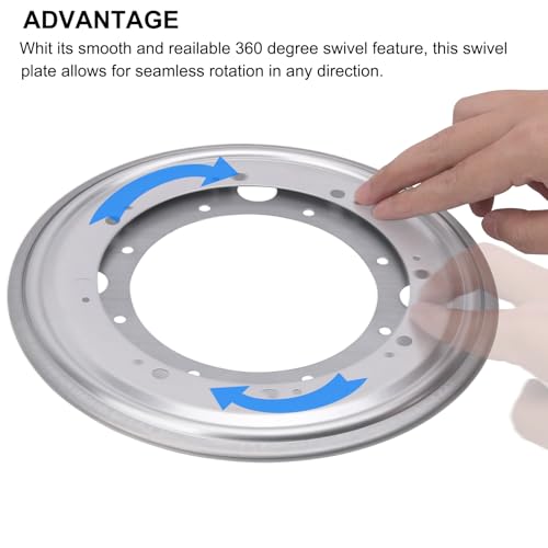 9-Inch Lazy Susan Turntable Bearing - 750lb Capacity Swivel Hardware Plate