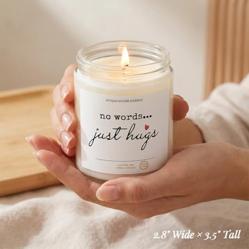 Lavender Scented Memorial Candle - Sympathy Gift for Loss