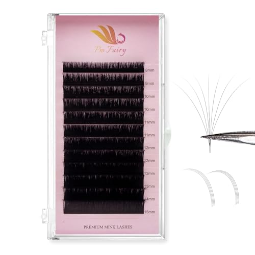 Pro Fairy Easy Fan Eyelash Extensions Self Fanning Volume 0.03 C Mix
