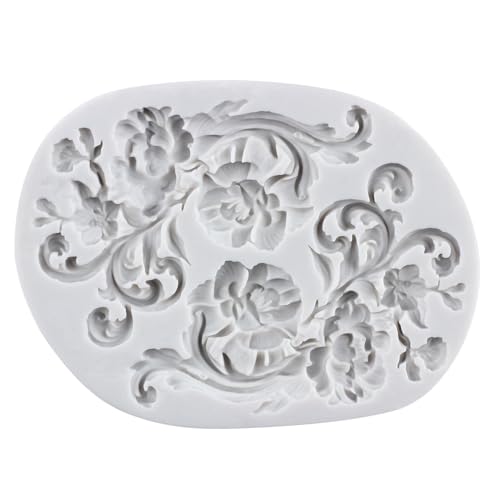Baroque Silicone Fondant Mold for Cake Decoration & Crafts
