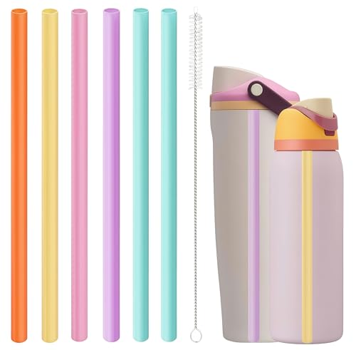Joshey Replacement Straws for Owala FreeSip 40oz Bottles - 6 Pack