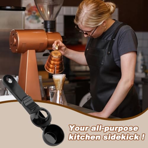 Londehuhai Coffee Scoop and Funnel for Reusable K-Cups, Black