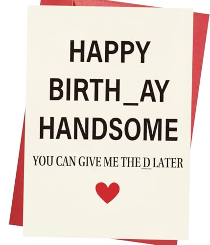 Funny Birthday Card for Men - Unique Gift for Husband & Boyfriend