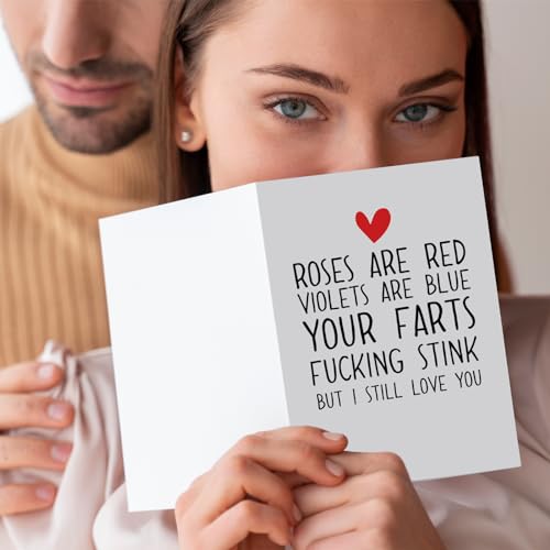 Funny Anniversary Card for Him/Her - Rude & Humorous Design