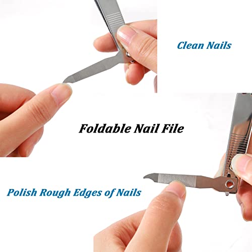 Givyahan Stainless Steel Nail Clippers Set Professional Manicure Pedicure Kit