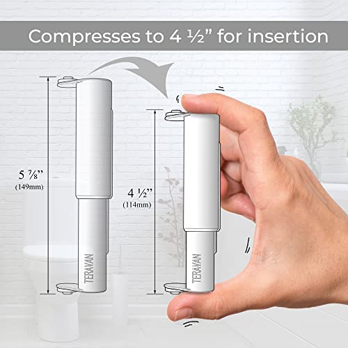 Teravan Toilet Paper Holder Extender for Double & Triple Rolls