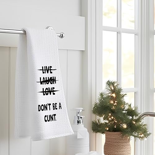 Funny Kitchen Towel - Don't Be Cunt | 16x24 Inch Microfiber