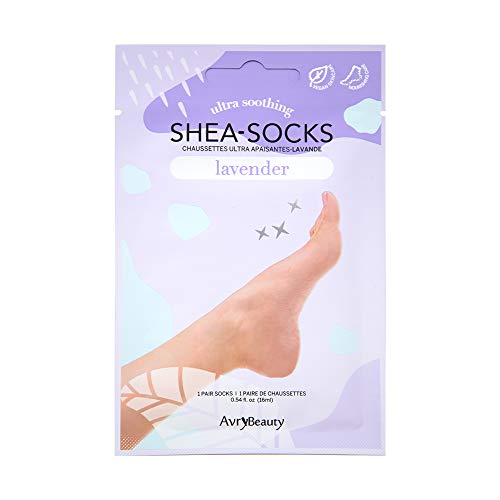 AvryBeauty Moisturizing Shea Butter Lavender Foot Mask Socks