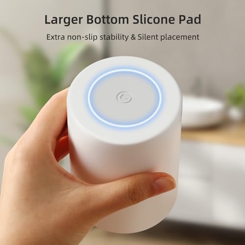 GONGQIN Reusable Toothbrush Cup 13.75oz with Non-Slip Pad - 2Pcs