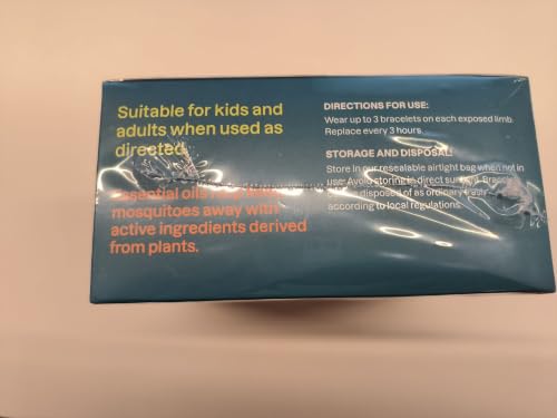 Cliganic Mosquito Repellent Bracelets 20 Pack for Kids & Adults – Natural, DEET-Free, Adjustable, Long-Lasting Outdoor Protection