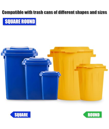 PAHTTO Adjustable Animal-Proof Trash Can Lock - Heavy-Duty Garbage Can Strap