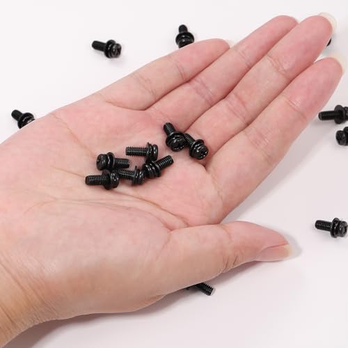 20-Pack M4x10mm VESA Screws with Washers for TV/Monitor Mounting