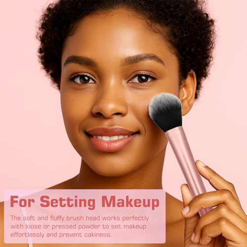 Brvlsoc Ultra Plush Face Powder Brush – Large Fluffy Makeup Brush