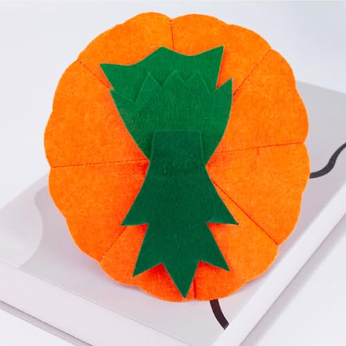 Yaxaming 2-Pack Halloween Pumpkin Headband with Green Leaf Orange Hair Hoop