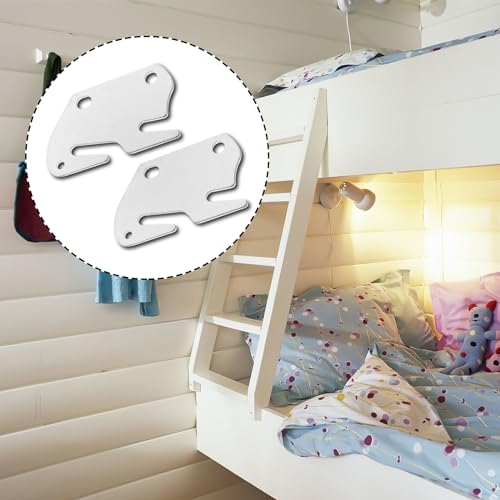 Wood Bed Rail Bracket Connector - 2pcs Heavy Duty Hinge