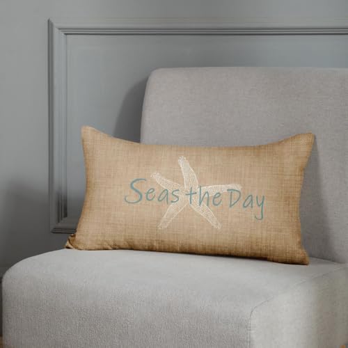 Emvency Starfish Throw Pillow Cover, 20x26 Inch, Coastal Decor