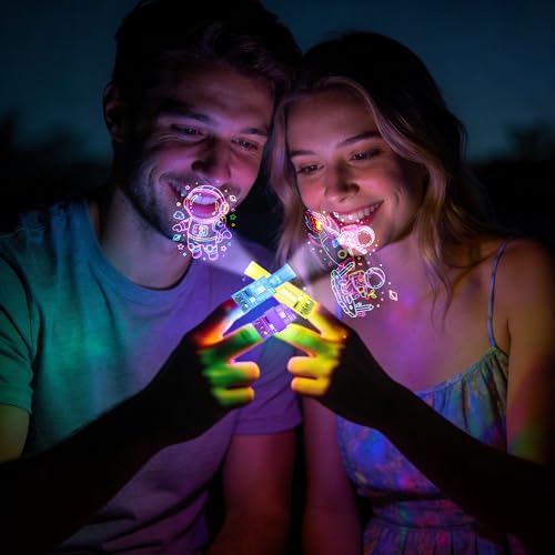 24PCS Space LED Finger Lights - Fun Party Favors for Kids