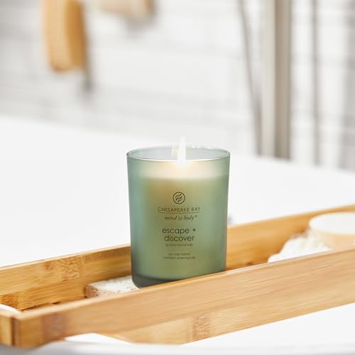Chesapeake Bay Candle Escape + Discover Scented Soy Candle, 8.8 oz Jar