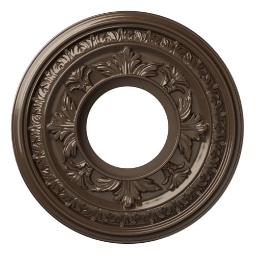 Ekena Millwork 10-in. OD Metallic Copper Ceiling Medallion